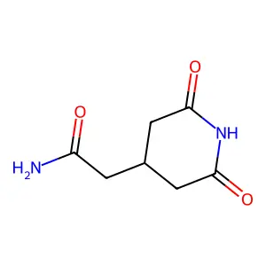 2-(2,6-Dioxopiperidin-4-yl)acetamide structure