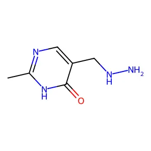5-(hydrazinylmethyl)-2-methyl-1H-pyrimidin-6-one structure