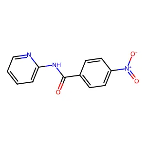 4-硝基-N-2-吡啶基苯甲酰胺 structure