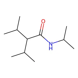 3-methyl-N,2-di(propan-2-yl)butanamide structure