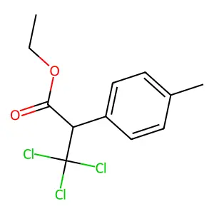 Ethyl 3,3,3-trichloro-2-(4-methylphenyl)propanoate structure