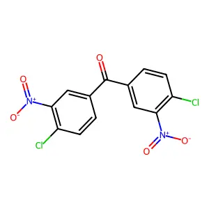 4,4'-Dichloro-3,3'-dinitrobenzophenone structure