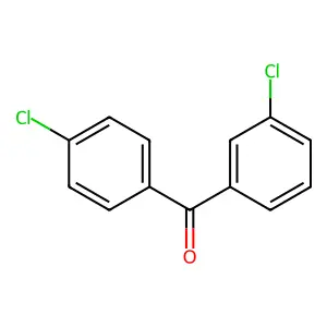 3,4'-Dichlorobenzophenone structure