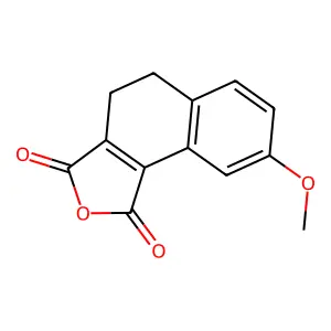 8-Methoxy-4,5-dihydronaphtho(1,2-c)furan-1,3-dione structure