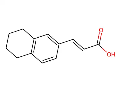 3-(5,6,7,8-Tetrahydronaphthalen-2-yl)prop-2-enoic acid structure