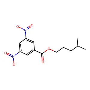 4-Methylpentyl 3,5-dinitrobenzoate structure