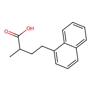 2-Methyl-4-(naphthalen-1-yl)butanoic acid structure