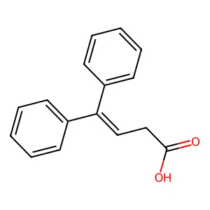 4,4-Diphenyl-3-butenoic acid structure