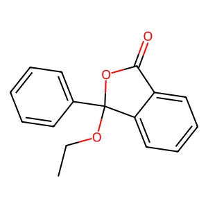 3-Ethoxy-3-phenyl-2-benzofuran-1(3H)-one structure