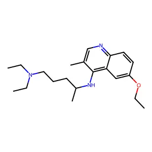 N~4~-(6-Ethoxy-3-methylquinolin-4-yl)-N~1~,N~1~-diethylpentane-1,4-diamine structure