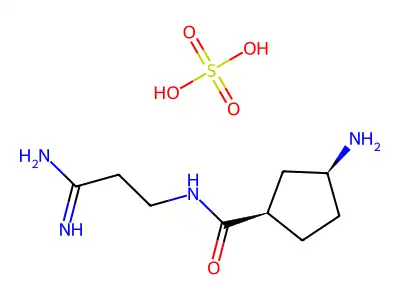 硫酸脒霉素 structure