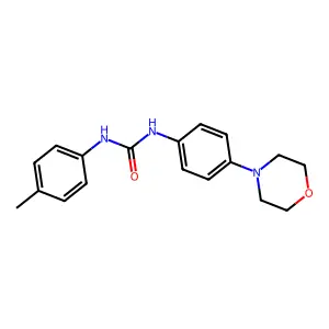 1-(4-Morpholinophenyl)-3-(p-tolyl)urea structure
