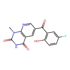 6-(5-Fluoro-2-hydroxybenzoyl)-1-methylpyrido[2,3-d]pyrimidine-2,4-dione structure
