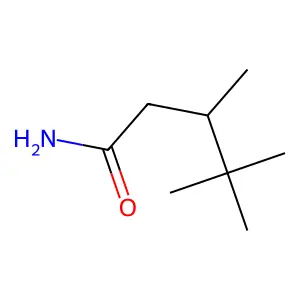 3,4,4-Trimethylpentanamide structure
