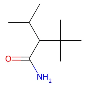 2-Isopropyl-3,3-dimethylbutanamide structure