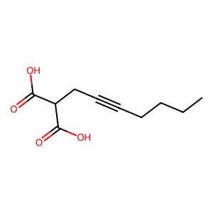 2-(2-Heptynyl)malonic acid structure