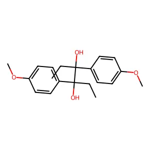 3,4-Bis(4-methoxyphenyl)hexane-3,4-diol structure