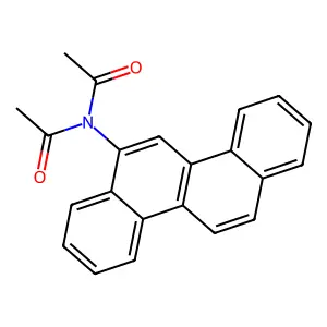 N-Acetyl-N-chrysen-6-YL-acetamide structure