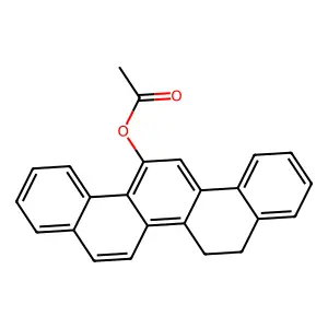 5,6-Dihydropicen-13-yl acetate structure