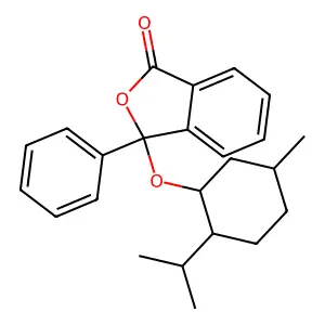 3-((2-Isopropyl-5-methylcyclohexyl)oxy)-3-phenyl-2-benzofuran-1(3H)-one structure