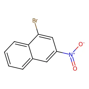 1-Bromo-3-nitronaphthalene structure