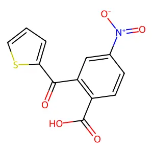 4-Nitro-2-(thiophene-2-carbonyl)benzoic acid structure