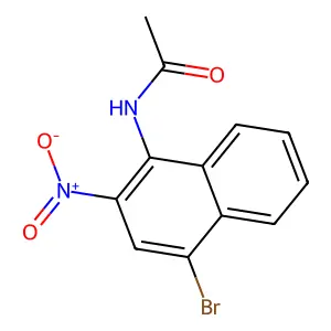N-(4-bromo-2-nitronaphthalen-1-yl)acetamide structure