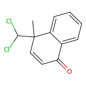 4-(Dichloromethyl)-4-methylnaphthalen-1-one structure