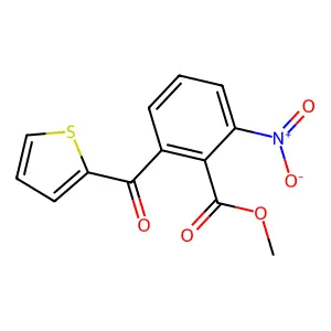Methyl 2-nitro-6-(thiophene-2-carbonyl)benzoate structure