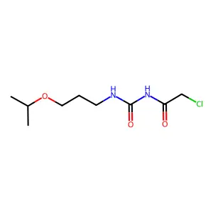 3-(2-Chloroacetyl)-1-[3-(propan-2-yloxy)propyl]urea structure