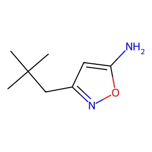 3-(2,2-Dimethylpropyl)-1,2-oxazol-5-amine structure
