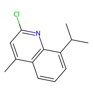 2-Chloro-4-methyl-8-(propan-2-yl)quinoline structure