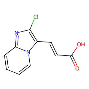 3-(2-Chloroimidazo[1,2-a]pyridin-3-yl)prop-2-enoic acid structure