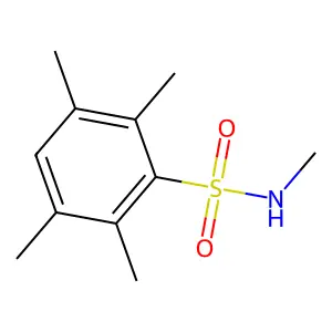 N,2,3,5,6-pentamethylbenzene-1-sulfonamide structure
