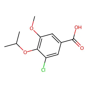 3-Chloro-5-methoxy-4-(1-methylethoxy)benzoic acid structure