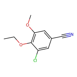 3-Chloro-4-ethoxy-5-methoxybenzonitrile structure