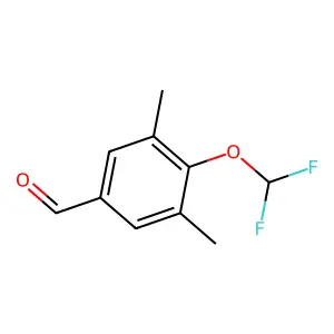 4-(Difluoromethoxy)-3,5-dimethylbenzaldehyde structure