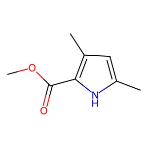 2,4-Dimethyl-1H-pyrrole-5-carboxylic acid methyl ester structure