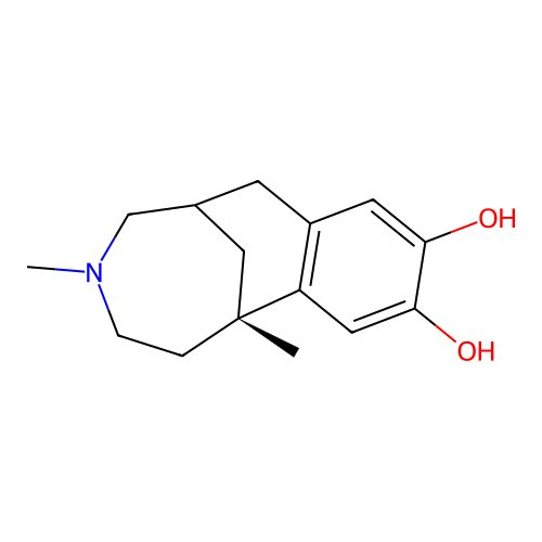 1,4-Dimethyl-2,3,4,5,6,7-hexahydro-1H-1,6-methano-4-benzazonine-9,10-diol structure