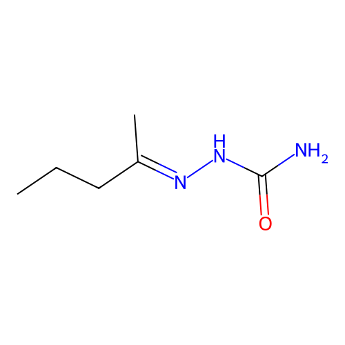 Hydrazinecarboxamide, 2-(1-methylbutylidene)- structure