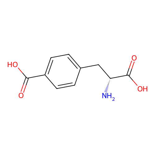 4-carboxy-D-phenylalanine structure