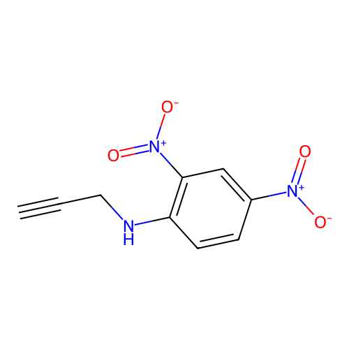 N-(2-Propynyl)-2,4-dinitroaniline structure