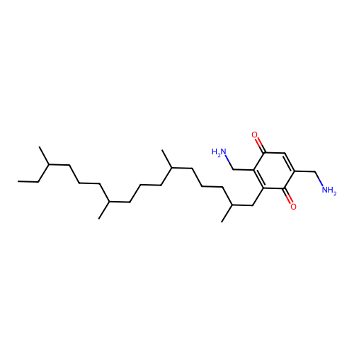 2,5-bis -3-2,5-cyclohexadiene-1,4-dione structure