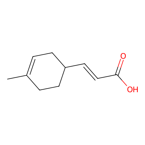 3-(4-Methylcyclohex-3-enyl)prop-2-enoic acid structure