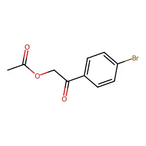 2-(4-Bromophenyl)-2-oxoethyl acetate structure