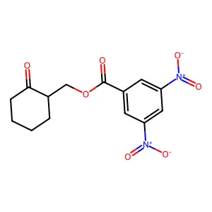(2-Oxocyclohexyl)methyl 3,5-dinitrobenzoate structure
