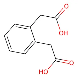 邻苯二乙酸 structure