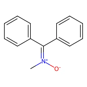 Methanamine, N-(diphenylmethylene)-, N-oxide structure