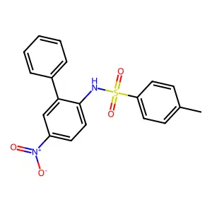 4-Methyl-N-(5-nitro-2-biphenylyl)benzenesulfonamide structure