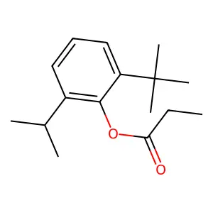 (2-Tert-butyl-6-propan-2-ylphenyl)propanoate structure